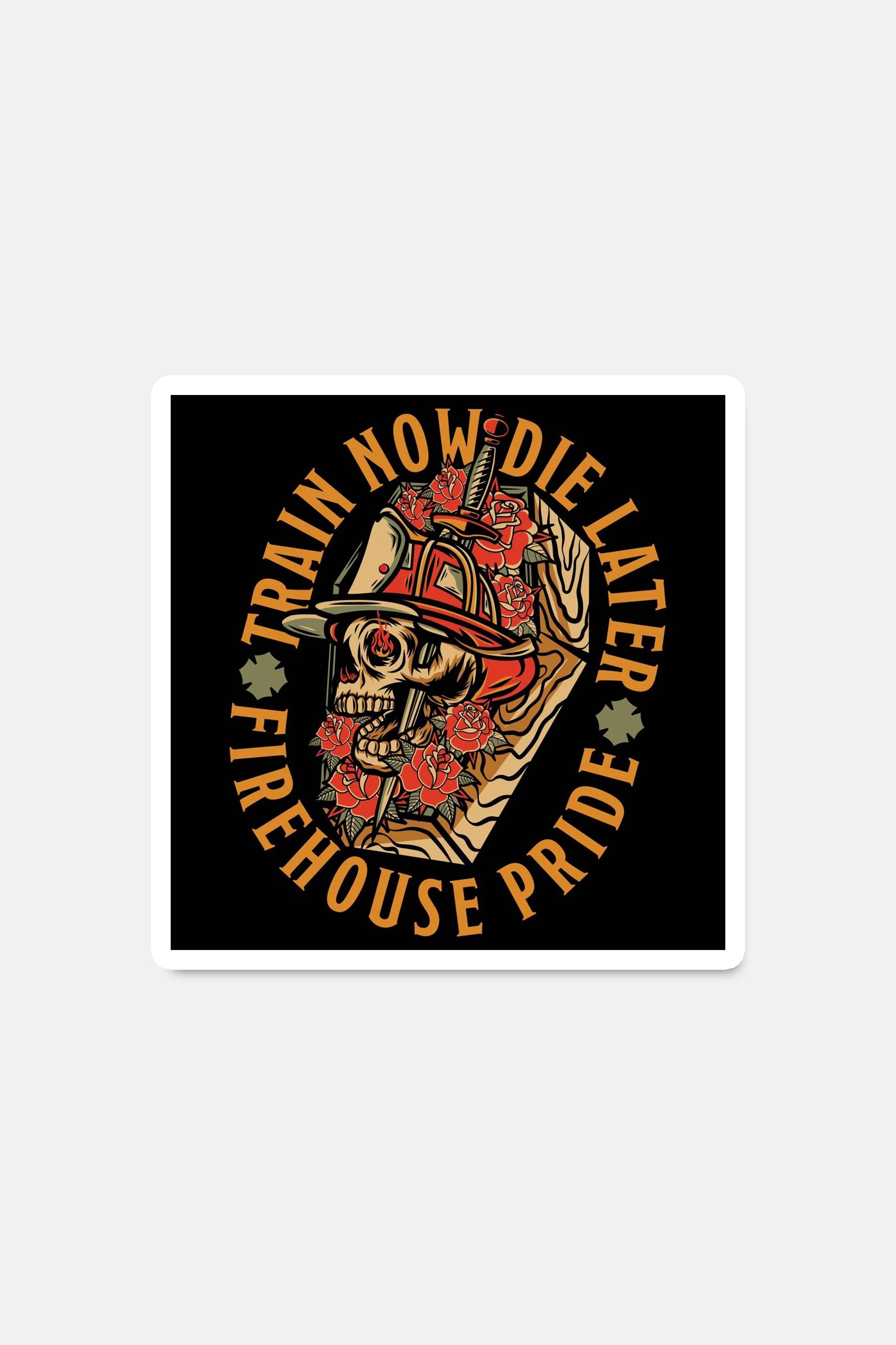 Sticker- Train Now Die Later