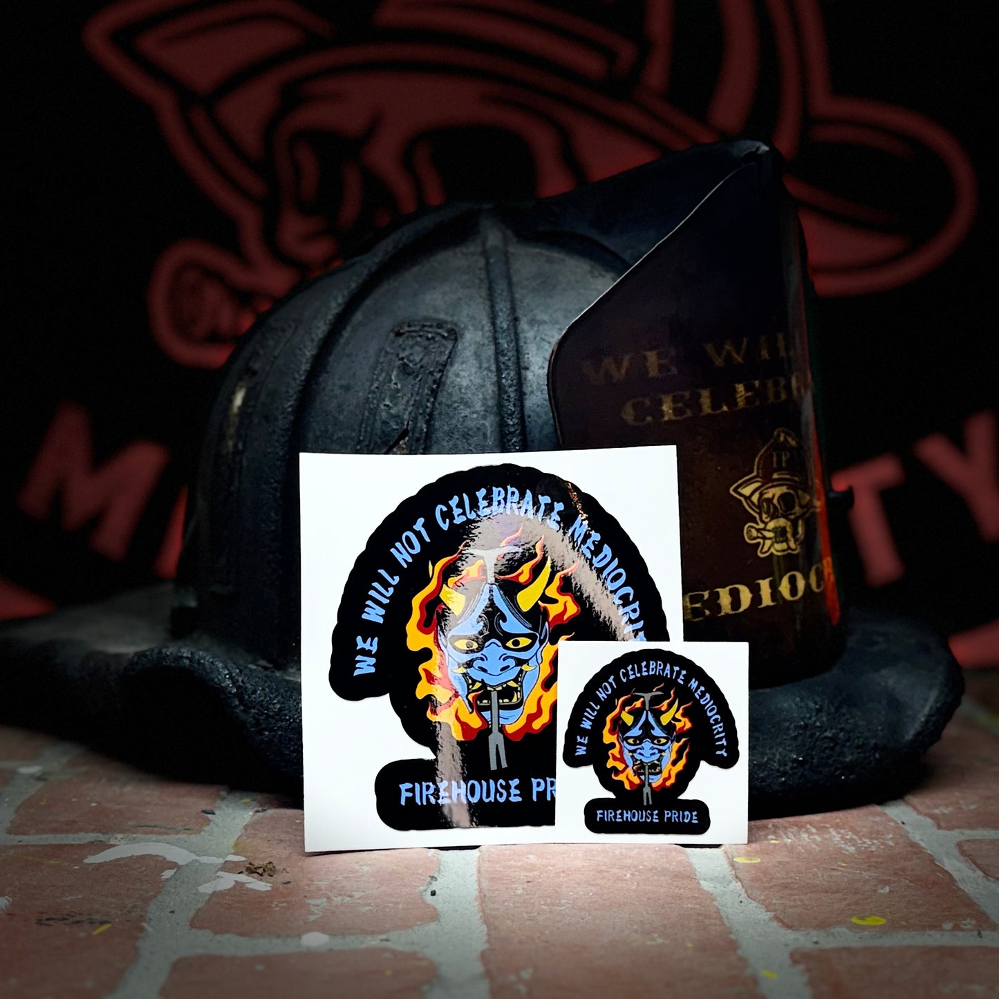 Sticker- We Will Not Celebrate Mediocrity Samurai